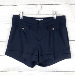 Annabella Navy Blue Nautical Trouser Shorts